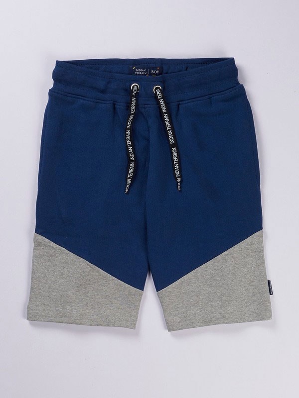 Athleisure Solid Cotton Shorts