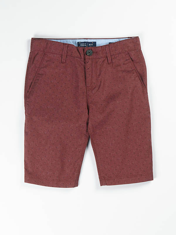 Kristoff Printed Cotton Shorts