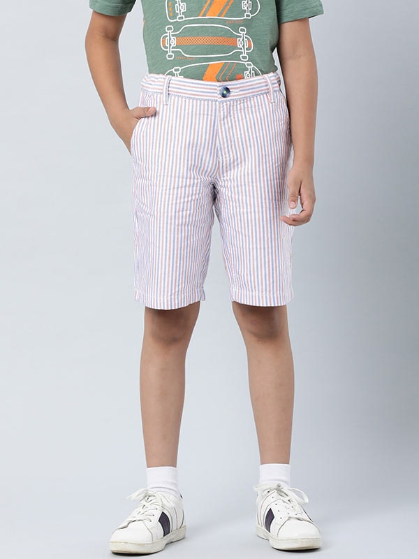 Agents of Sea Striped Knitted Shorts