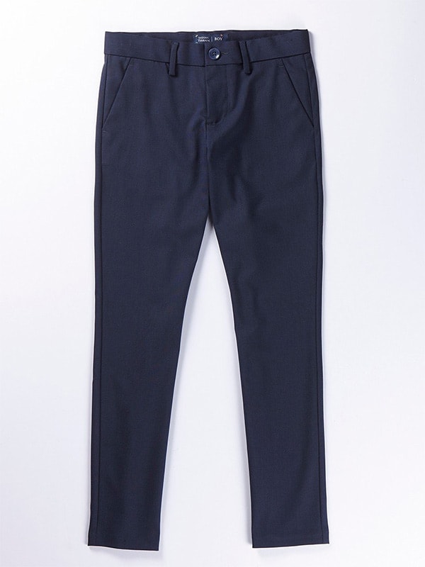 Yarn Dyeds Cotton Stretch Trouser