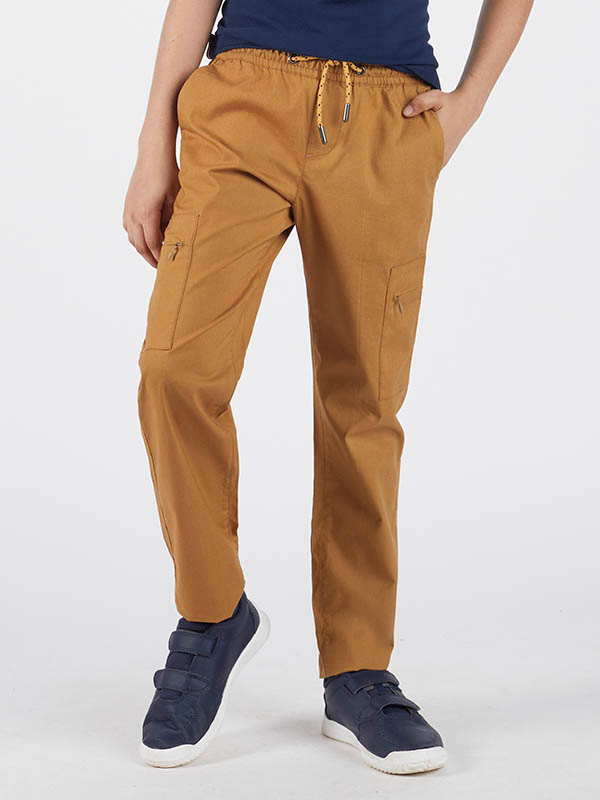 Fraser Solid Cotton Stretch Cargo Fit Trouser