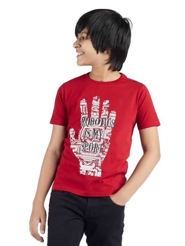Big Bang Theory Solid Crew Neck T-Shirt