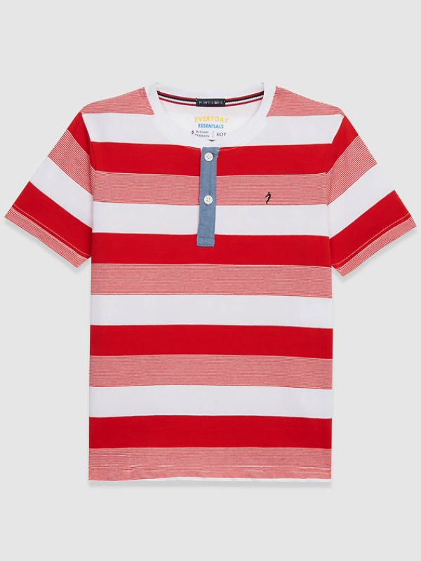 Agents of Sea Striped Henley T-Shirt