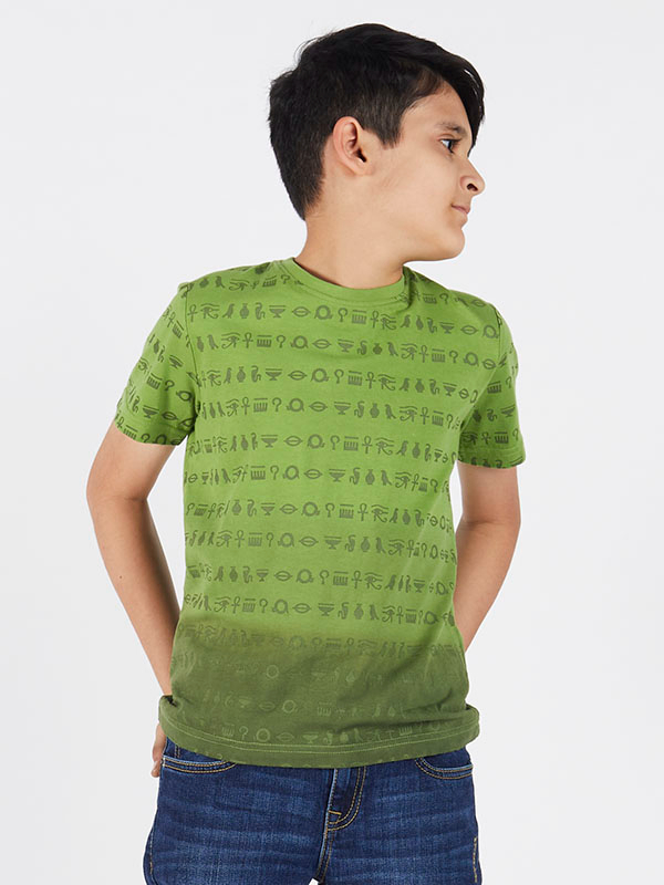 Eco Hero Printed Crew Neck T-Shirt