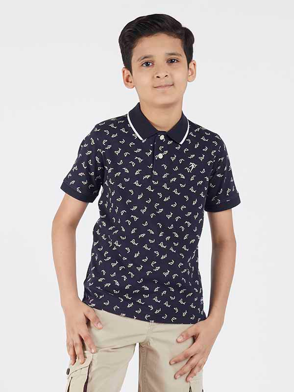 Agents of Sea Printed Polo T-Shirt