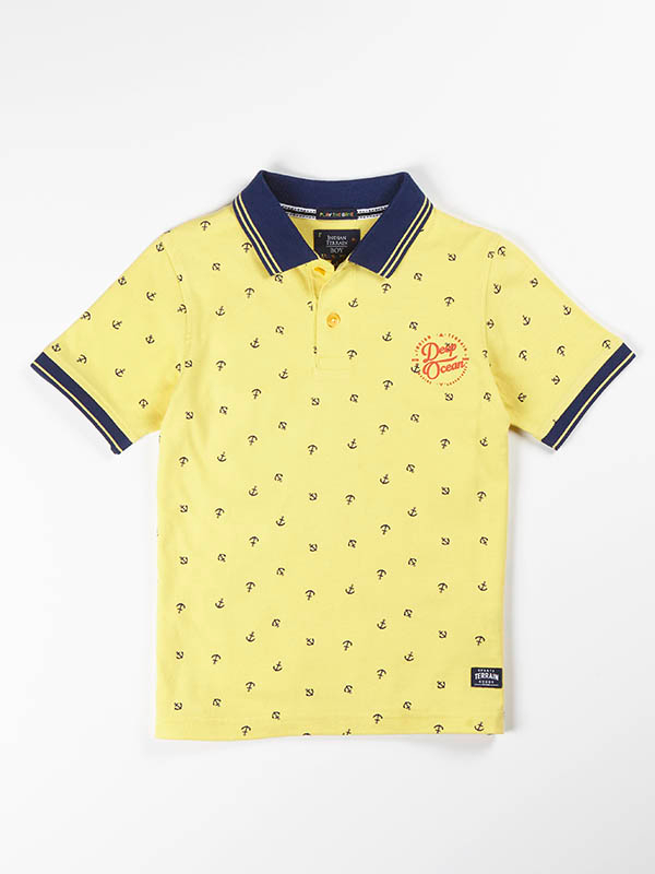 Agents of Sea Printed Polo T-Shirt