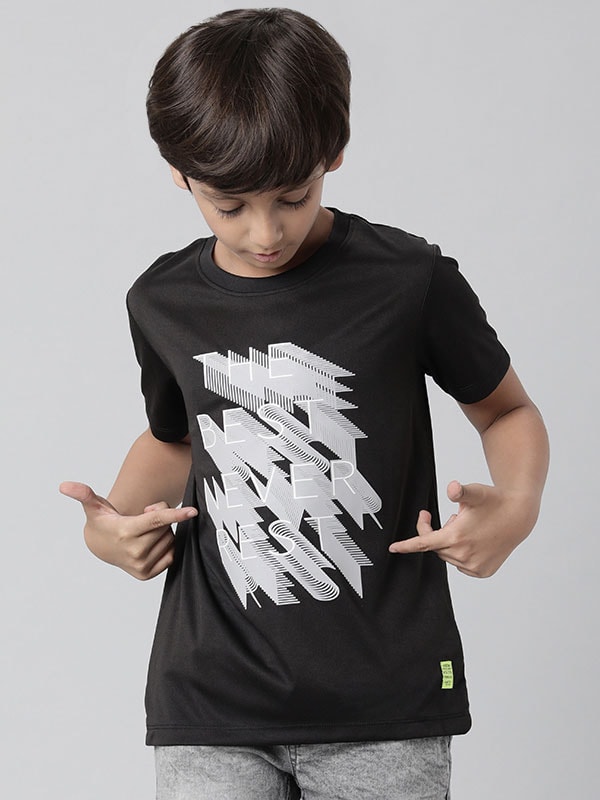 Activewear Graphic Crew Neck T-Shirt