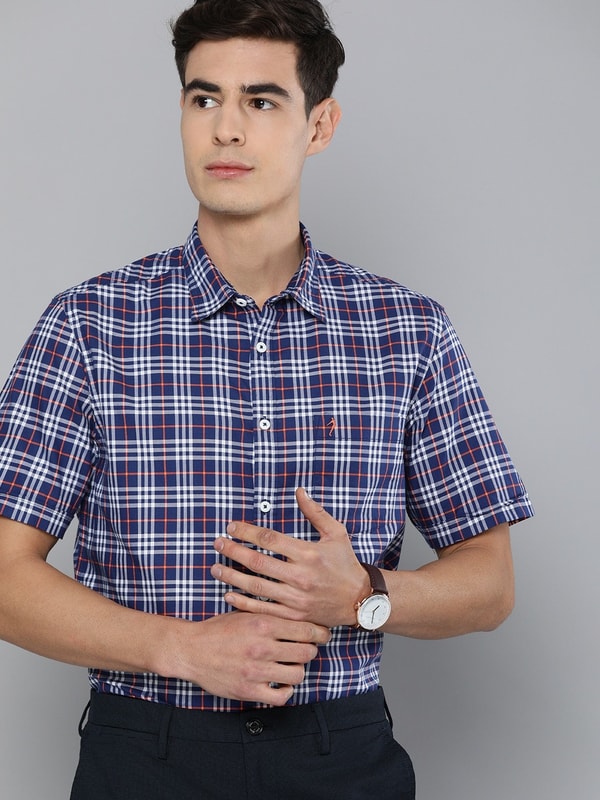 Prussian Checked Short Sleeve Shirt