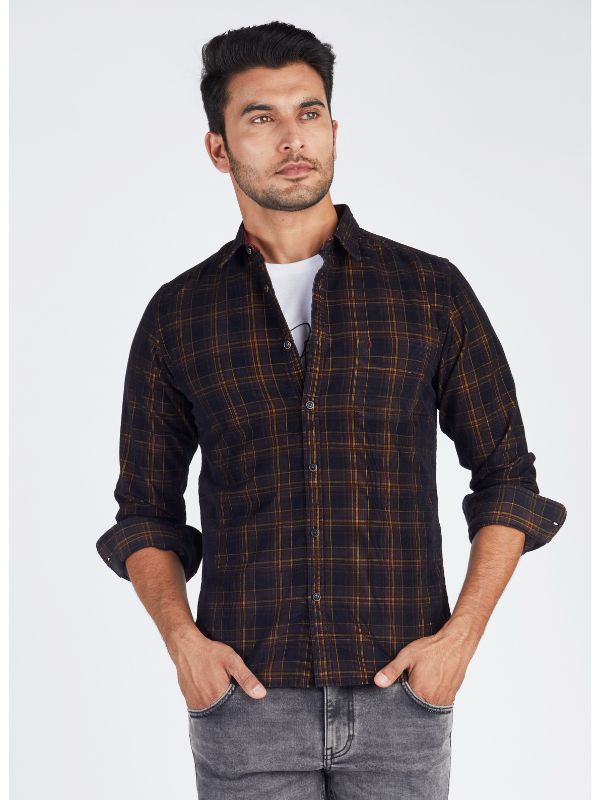Connected Checked Cotton Shirt