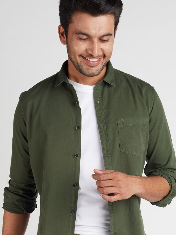 MSD Solid Cotton Shirt