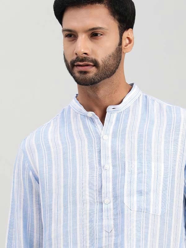 Evoke Striped Cotton Shirt