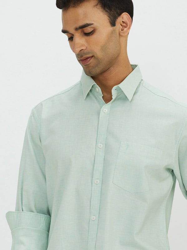 Europe Solid Cotton Shirt