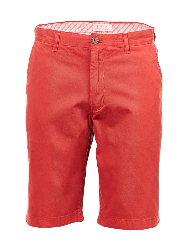 Mens Red Solids Shorts