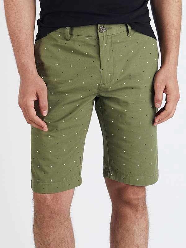 Marlo Printed Cotton Shorts