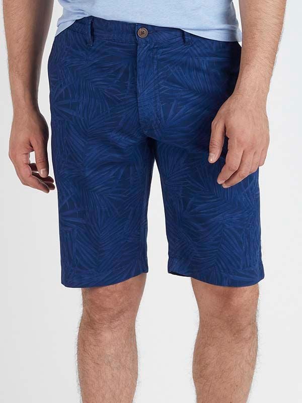 Terry Printed Cotton Shorts