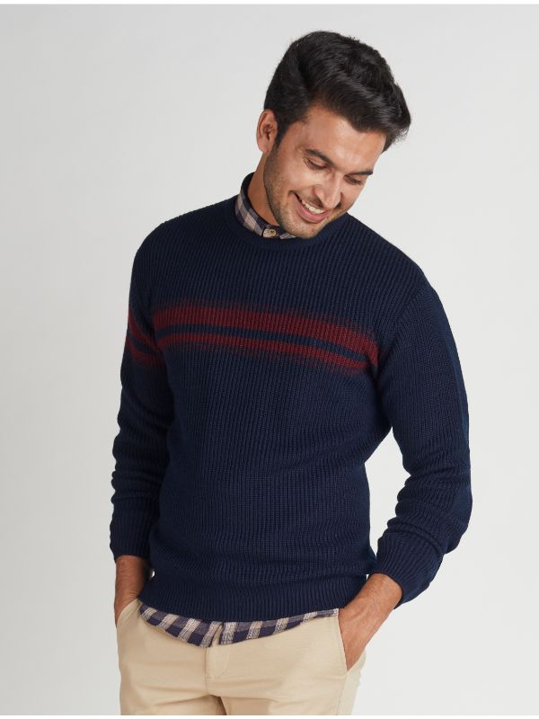 Striped Acrylic Sweater