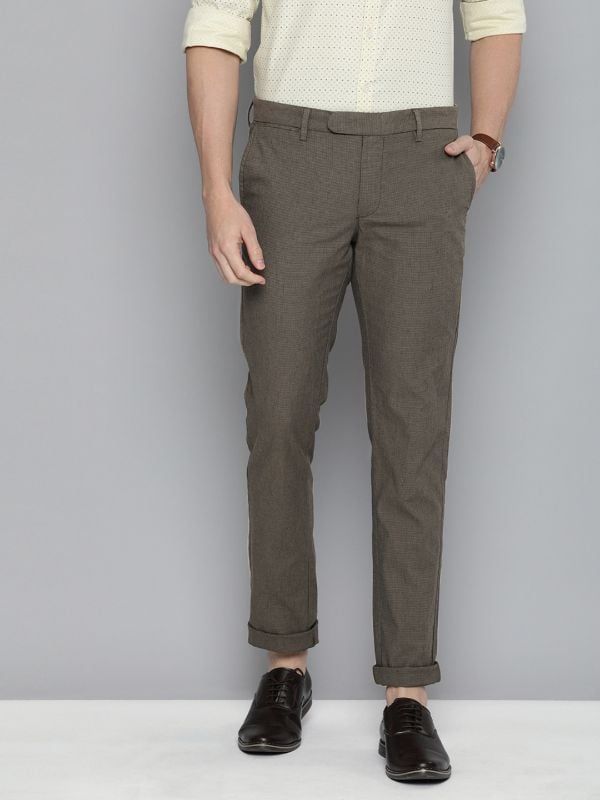 Yarn Dyed Twill Cotton Blend Trouser