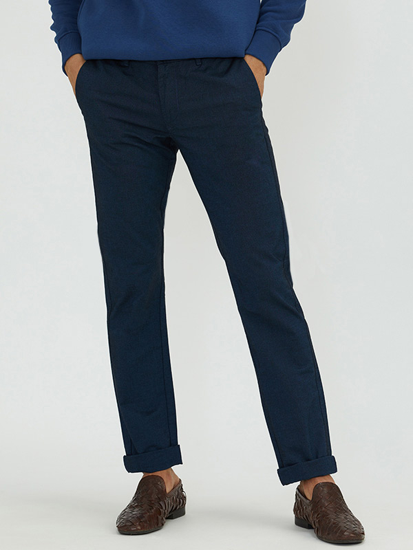 Gregory Solid Cotton Stretch Trouser