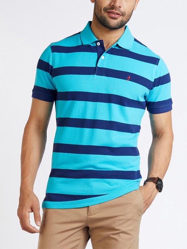 Bright Optimist Striped Polo T-Shirt