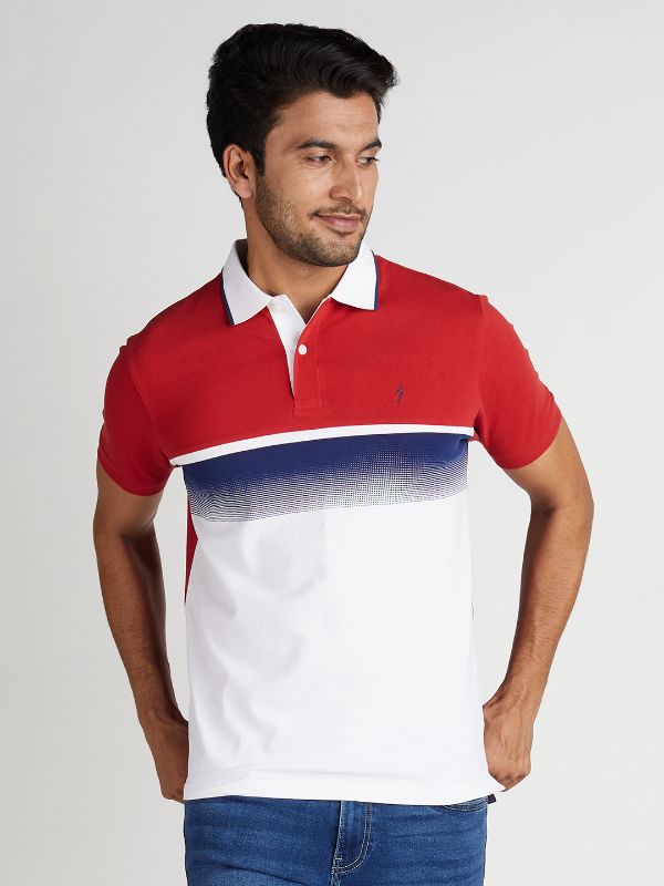 Refresh Color Block Polo T-Shirt