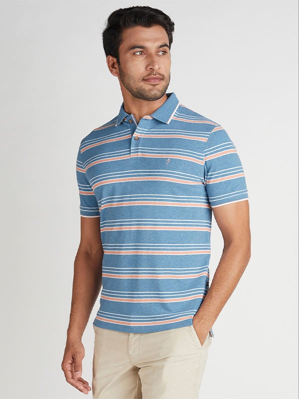 Refresh Striped Polo T-Shirt
