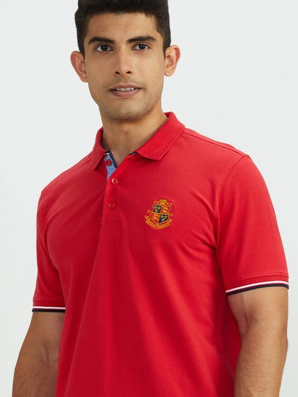 Upbeat Solid Polo T-Shirt