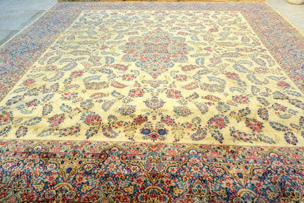 Antique Persian Carpets Persian Laver Kermana 1 Feet X 14 Feet