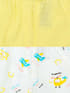 Mee Mee Shorts pack of 2  - Lemon & White Printed