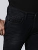 Black Trenton Fit Solid Jeans