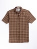 Reunion Checked Half Sleeve Chiseled Fit Cotton Sh