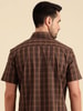 Constructed Checked Half Sleeve Shirt
