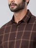 Constructed Checked Cotton Shirt