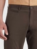 Phillip Solid Cotton Stretch Trouser