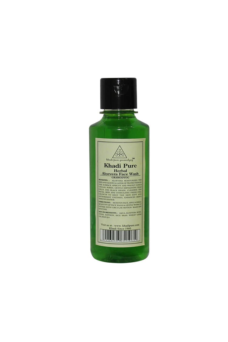 Khadi Pure Herbal Aloevera Face Wash 210Ml