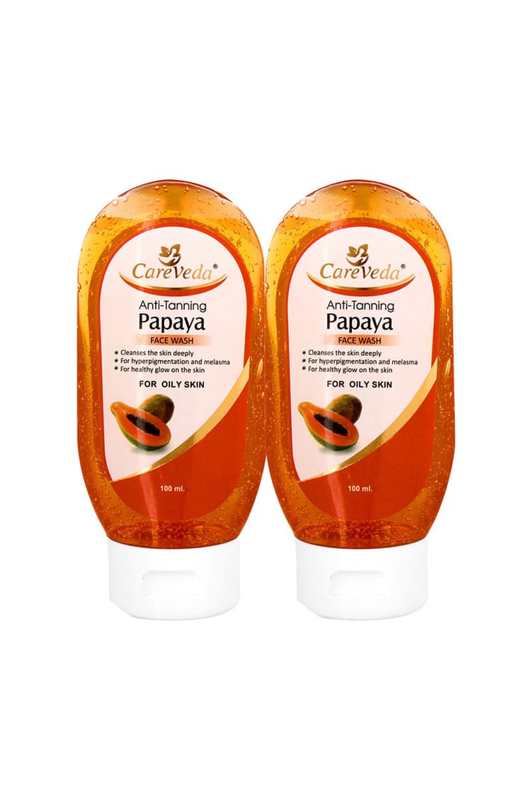 Careveda Anti Tanning Papaya Facewash Pack Of 2