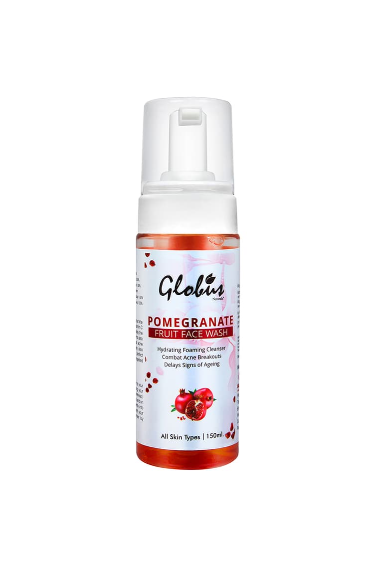 Globus Naturals Pomegranate Foaming Fruit Face wash 150 ml