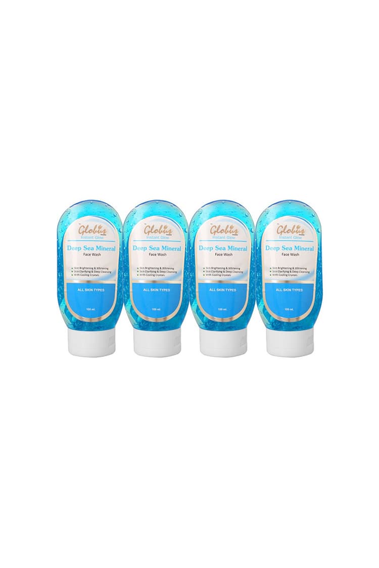 Globus Deep Sea Mineral Face Wash Pack Of 4
