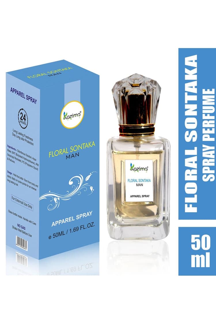 KAZIMA Floral Sontaka Attar Spray Perfume For Men 50Ml