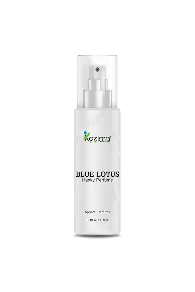 KAZIMA Blue Lotus Hanky Spray Perfume For Unisex 100Ml Free From Gas