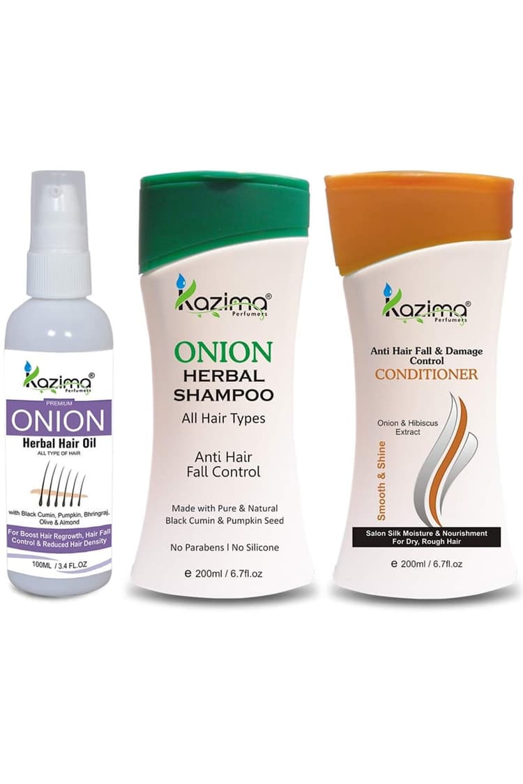Kazima Hair Oil 100Ml & Shampoo200Ml & Damage Control Conditioner200Ml