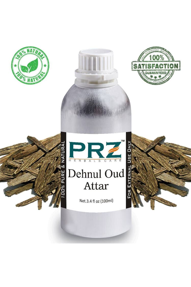 PRZ Dehnul Oud Attar For Unisex 100 Ml Pure Natural Non Alcoholic