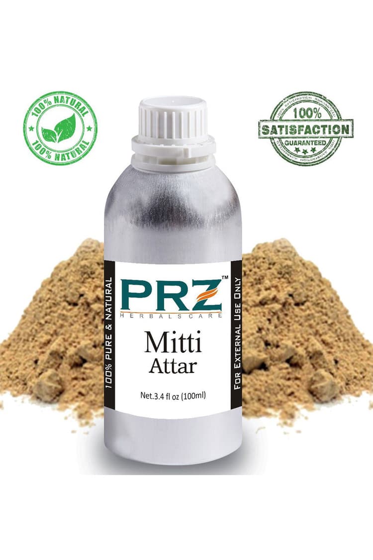 PRZ Mitti Attar For Unisex 100 Ml Pure Natural Non Alcoholic