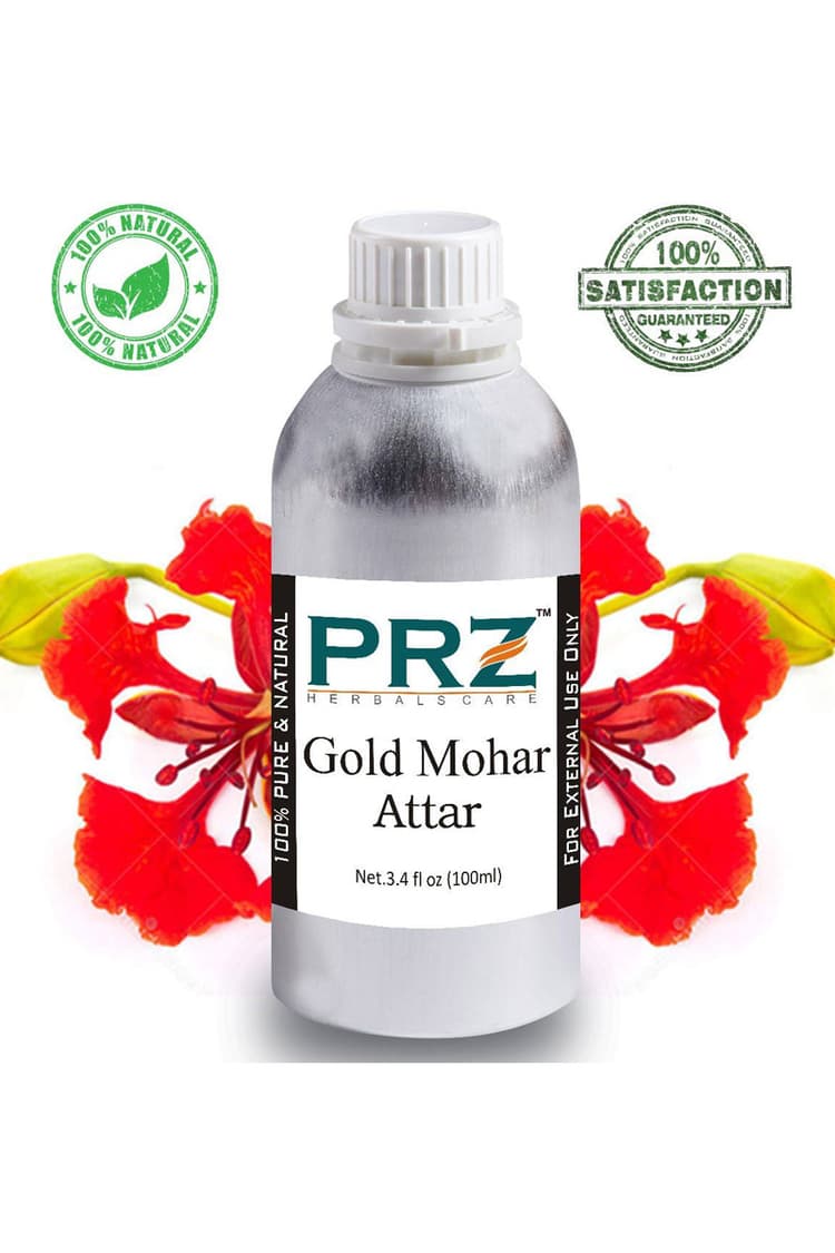PRZ Gold Mohar Attar For Unisex 100 Ml Pure Natural Non Alcoholic