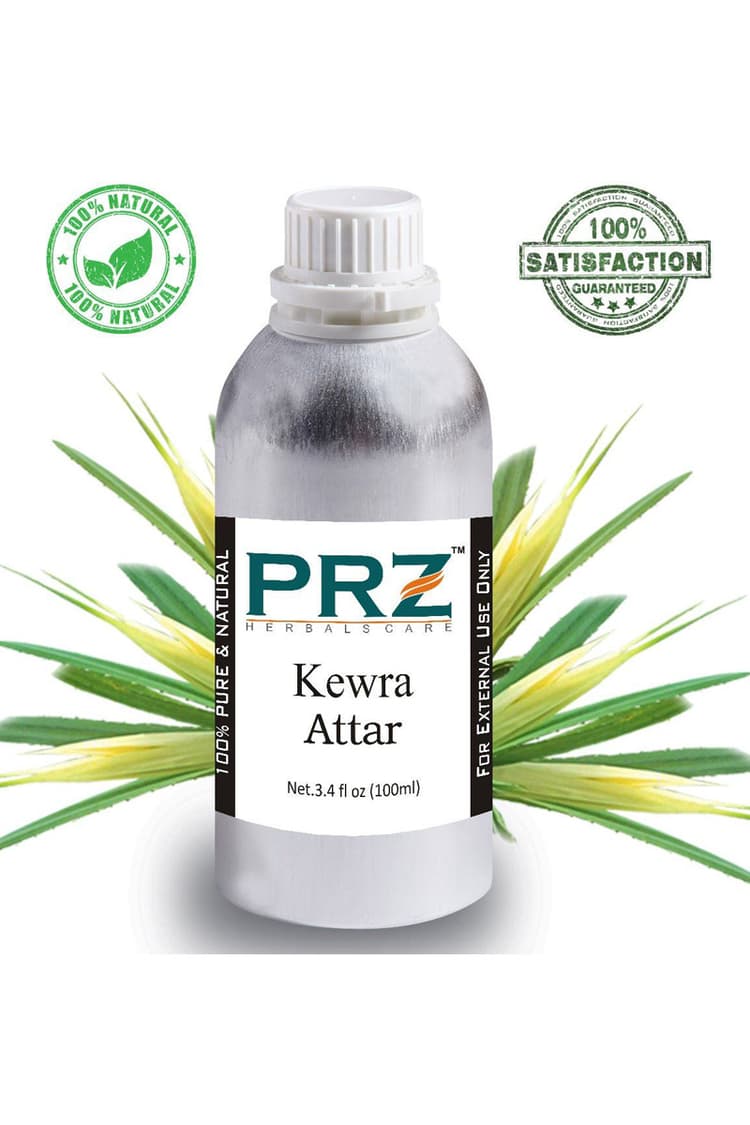 PRZ Kewra Attar For Unisex 100 Ml Pure Natural Non Alcoholic