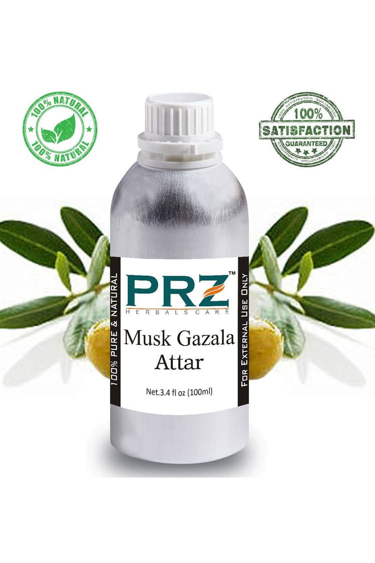 PRZ Musk Gazala Attar For Unisex 100 Ml Pure Natural Non Alcoholic
