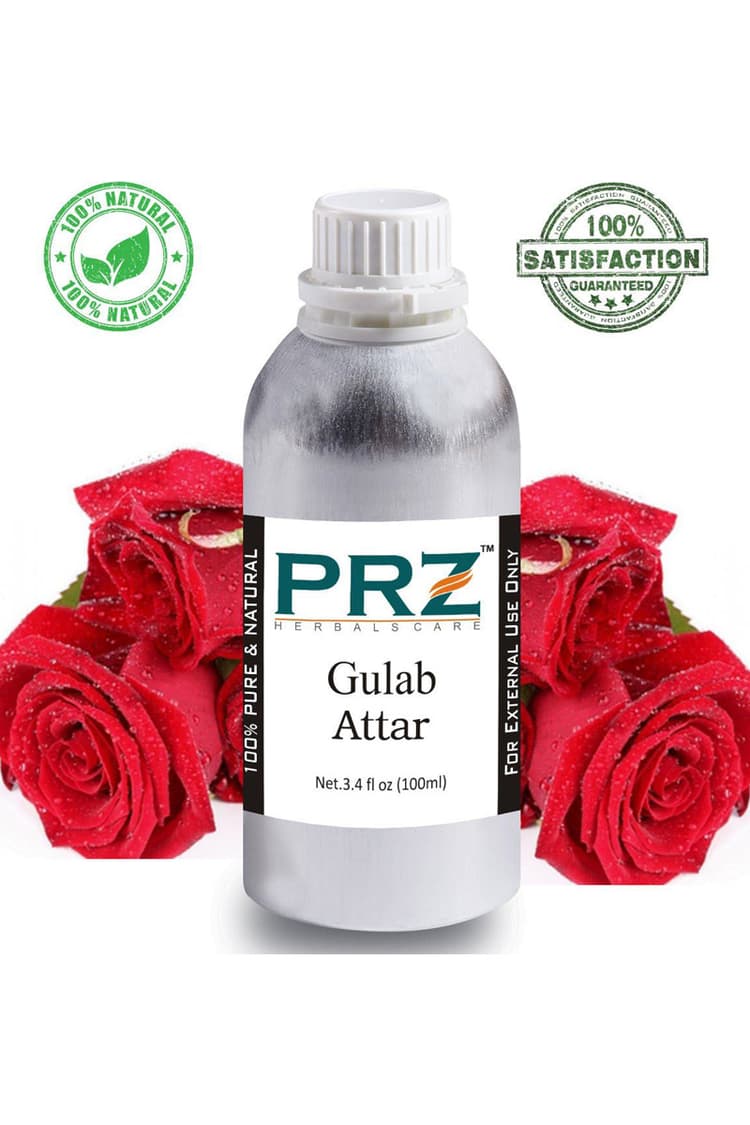 PRZ Gulab Attar For Unisex 100 Ml Pure Natural Non Alcoholic