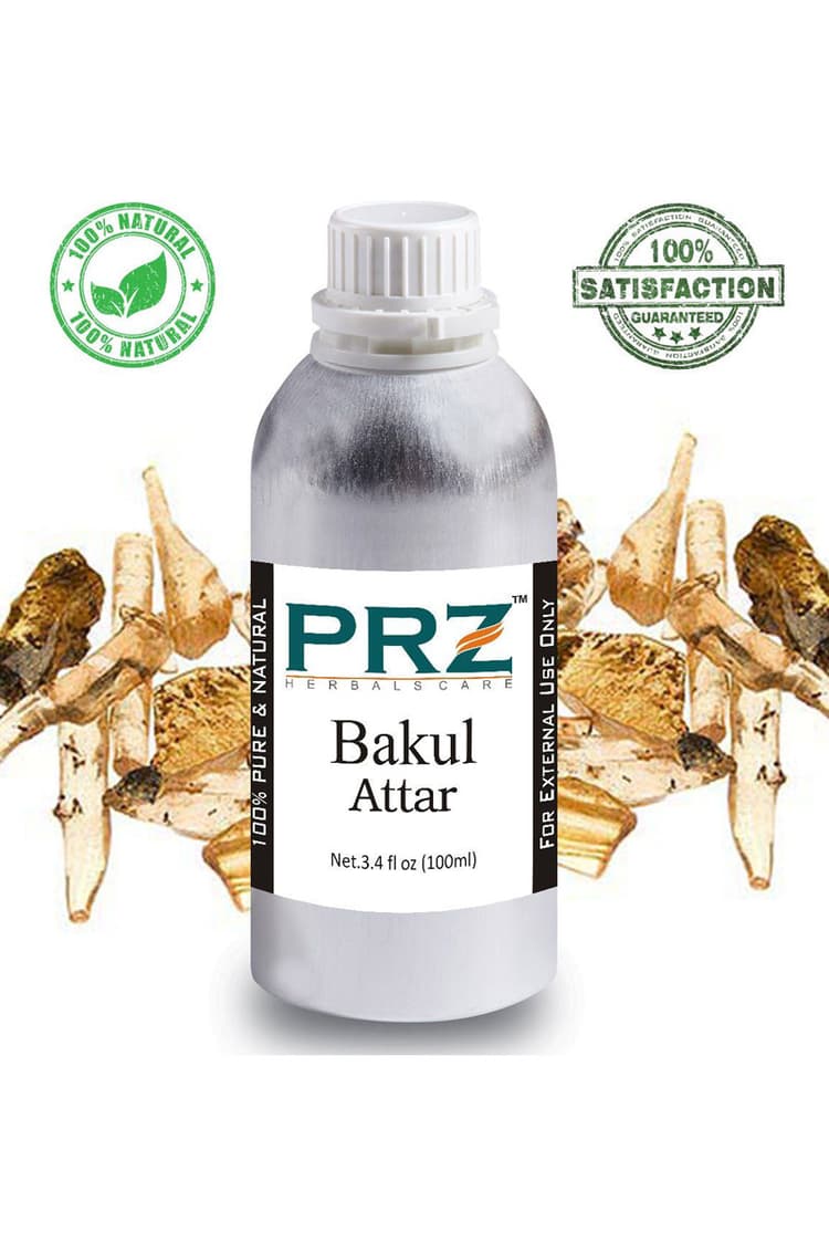 PRZ Bakul Attar For Unisex 100 Ml Pure Natural Non Alcoholic