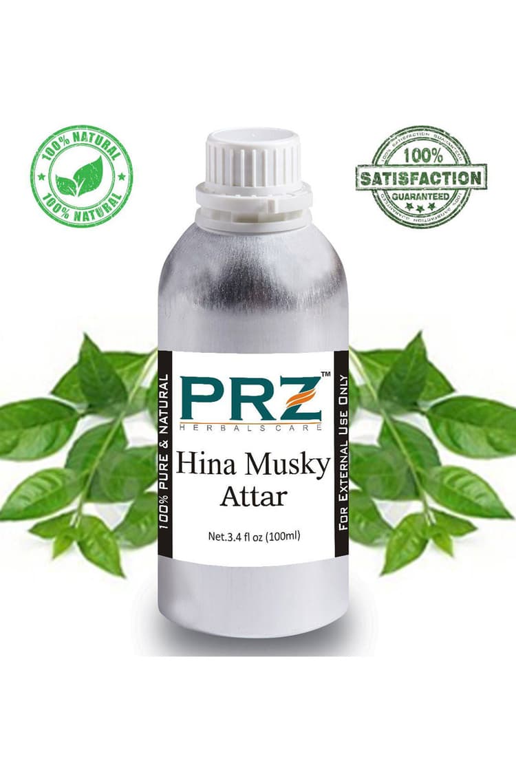 PRZ Hina Musky Attar For Unisex 100 Ml Pure Natural Non Alcoholic