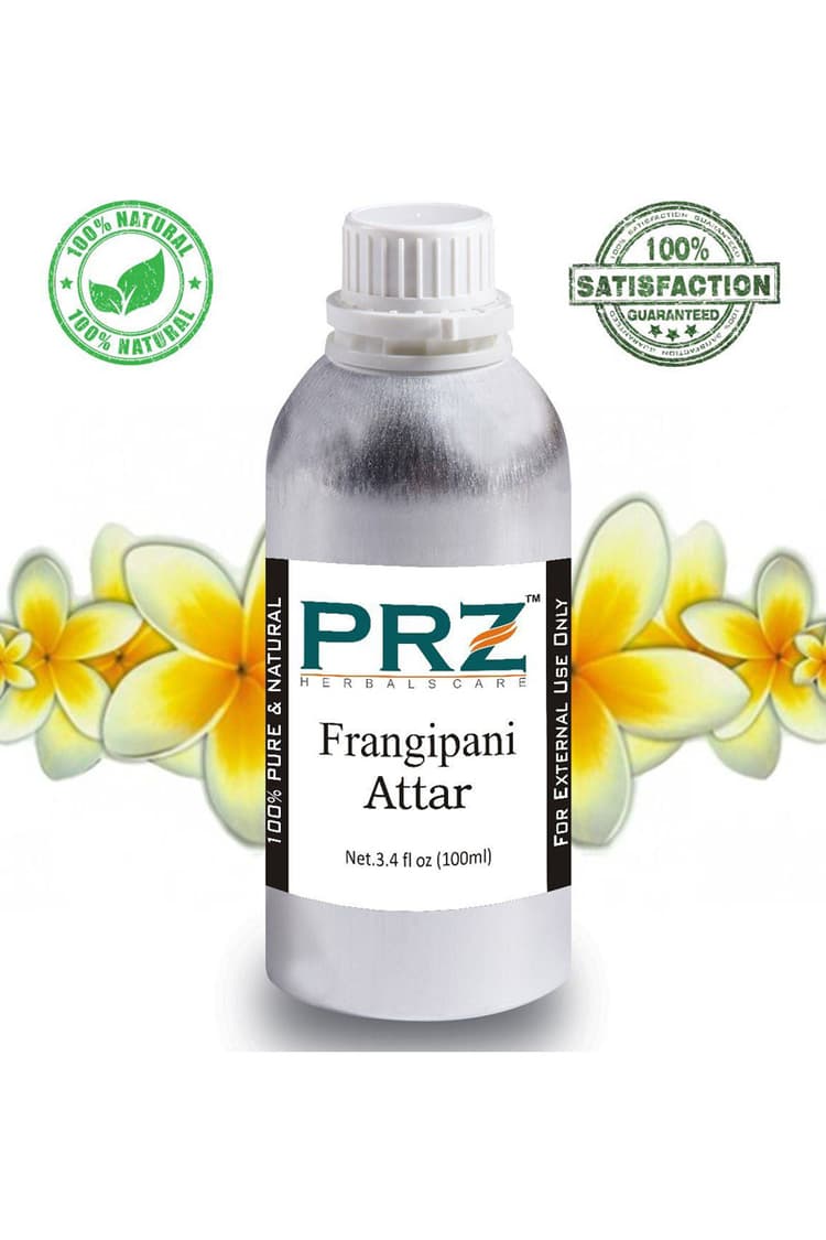 PRZ Frangipani Attar For Unisex 100 Ml Pure Natural Non Alcoholic
