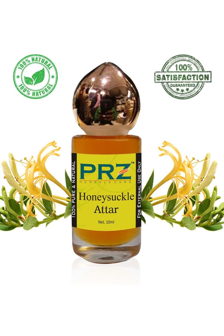 PRZ Honeysuckle Attar Roll On Unisex 10 Ml Pure Natural Non Alcoholic